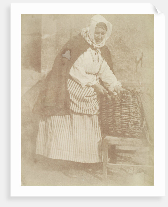Portrait of Mrs. Flucker, fisher woman in Newhaven by Hill & Adamson