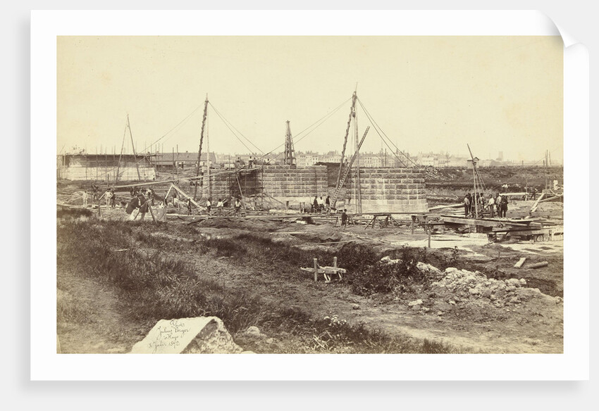 construction bridge Noorderhaven Feyenoord Rotterdam by Julius Perger