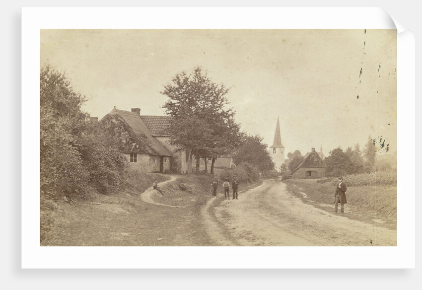 View of a country road in Zeist by Anonymous