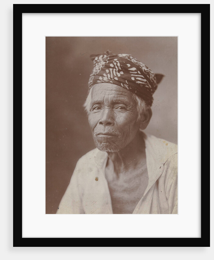 Portrait of an Indian man by Anonymous
