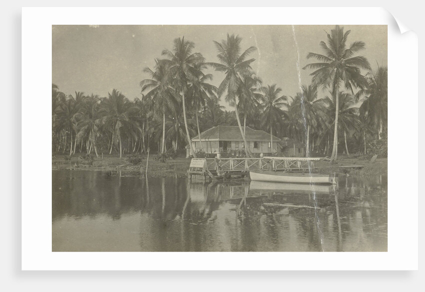 View of a house in the Dutch East Indies, Indonesia by Anonymous