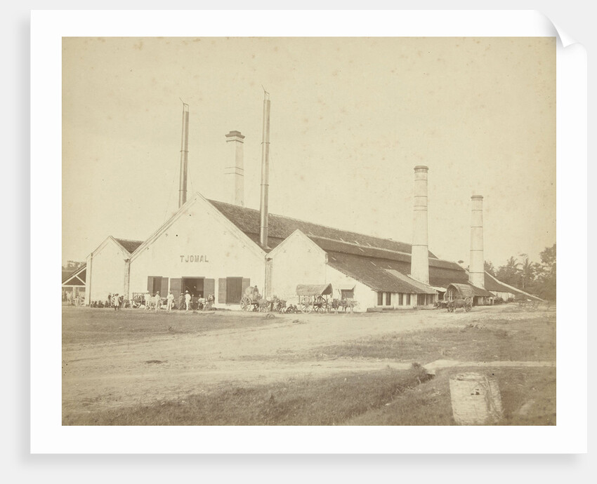 Factory Building of sugar Tjomal Java, Indonesia by Anonymous