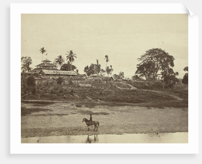 Mosque Indrapuri seen from bivouac Gle Kambing by Anonymous