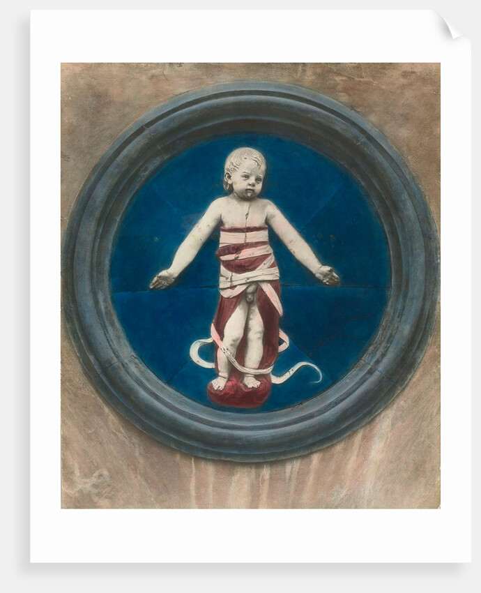 Florence, Loggia dello Spedale degl'Innocenti, Tondo di Andrea della Robbia, Italy by Anonymous