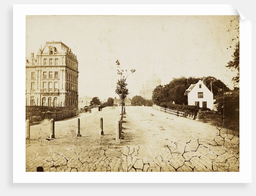 Sarphatistraat left Amstel Hotel, middle Hoogesluis by Andries Jager