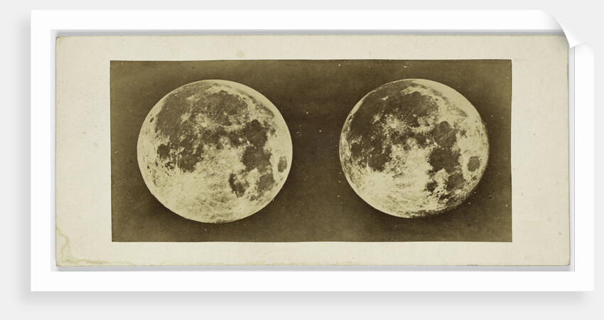 Stereoscopic image of the Full Moon by Andries Jager