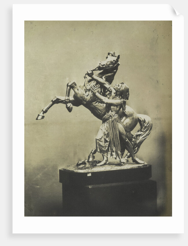 Horse and Slave. (Electroplate) by C.M. Ferrier & F. von Martens