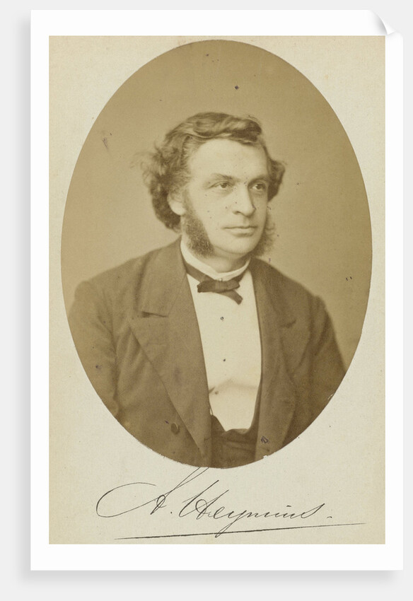 Portrait A. Heynsius, Professor of Medicine Leiden by P. Somerwil