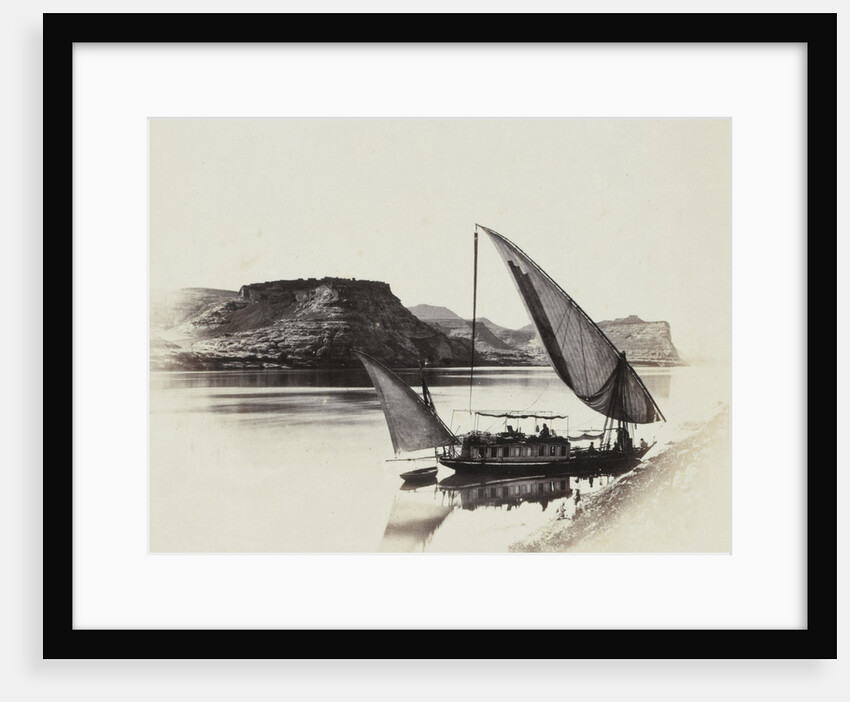 Travelers boat at Ibrim, Egypt by Anonymous