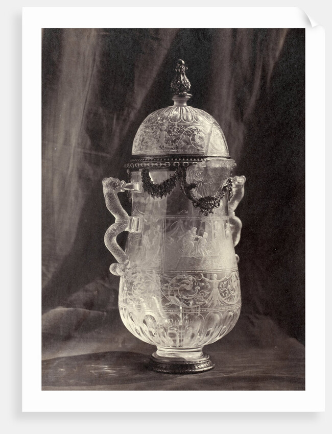 Crystal engraved can, from the Louvre by Charles Thurston Thompson