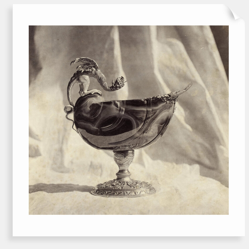 Stone shell-shaped bowl with dragon, from the Louvre by Charles Thurston Thompson