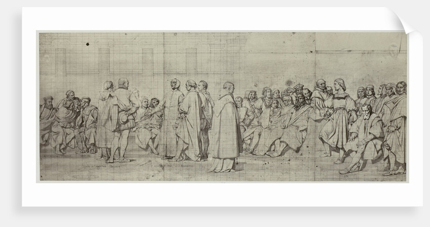 Cartons de l'hemicycle du Palais des Beaux-Arts by Paul Delaroche