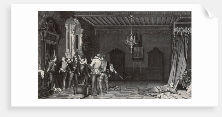 Assassinat du Duc de Guise au chateau de Blois by Paul Delaroche