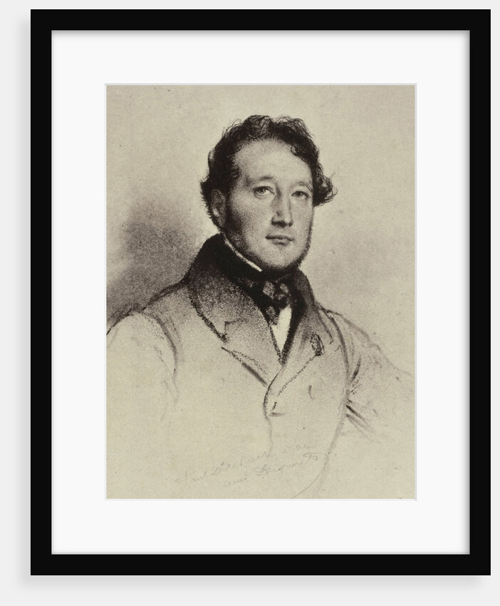 Portrait M. Henriquel-Dupont by Paul Delaroche