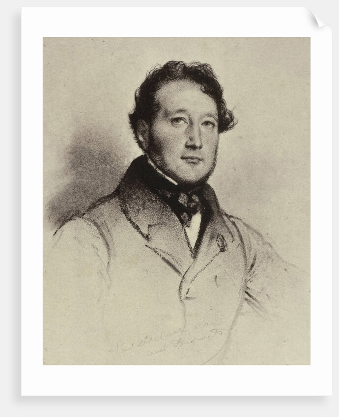Portrait M. Henriquel-Dupont by Paul Delaroche