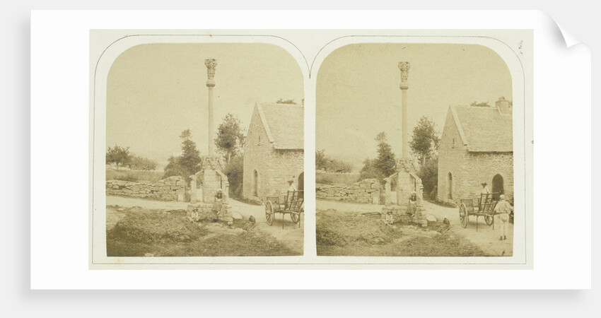 The Cross St.Esprit or near Dinan by Lovell Reeve