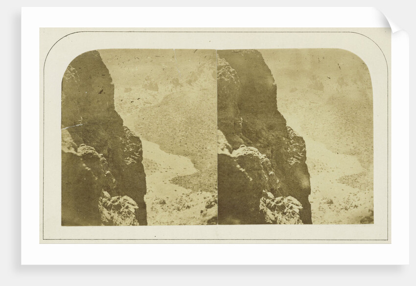 Cliff and floor of the Great Crater under Mount Guajara by Lovell Reeve