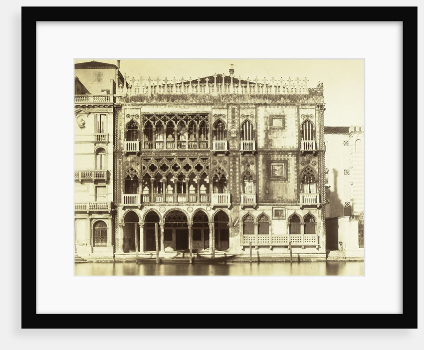 Piazza Ca Doro sul Canal Grande Venice by Carlo Naya