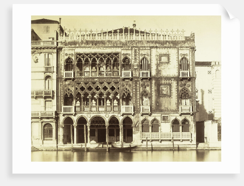 Piazza Ca Doro sul Canal Grande Venice by Carlo Naya