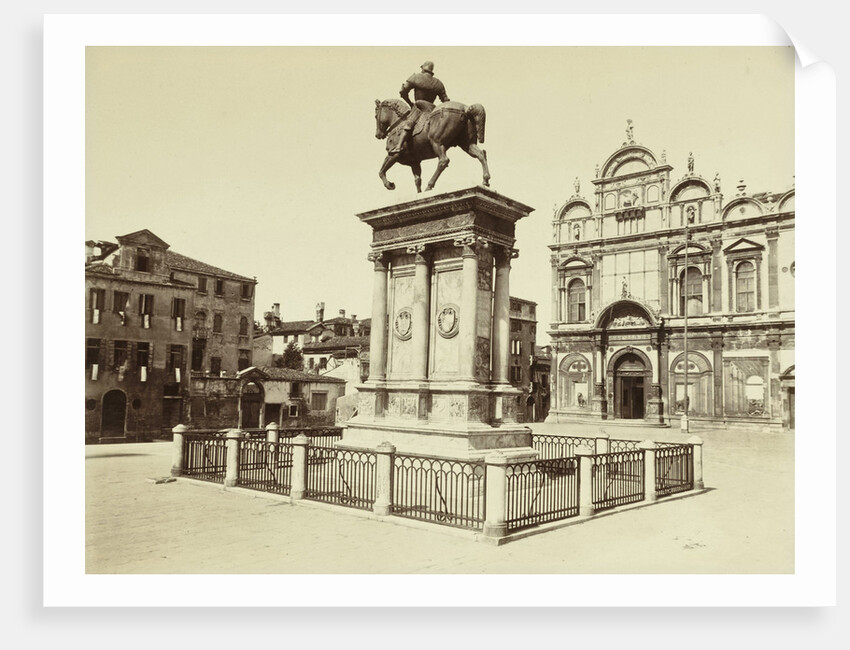 Venezia. Monumento a Bartolomeo Colleoni a Ss. Giovanni e Paolo Italy by Carlo Naya