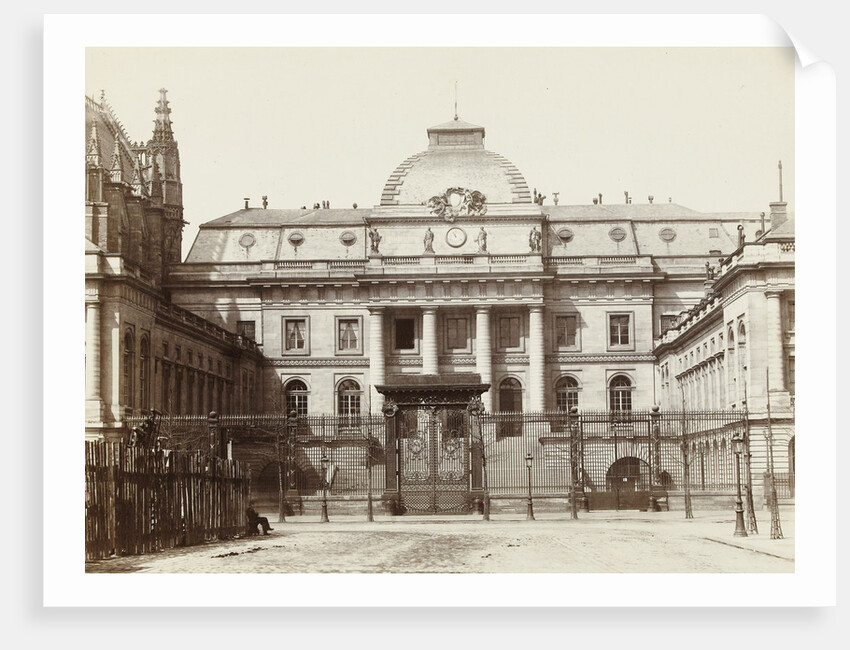 The Palace of Justice in Paris France by Charles Soulier