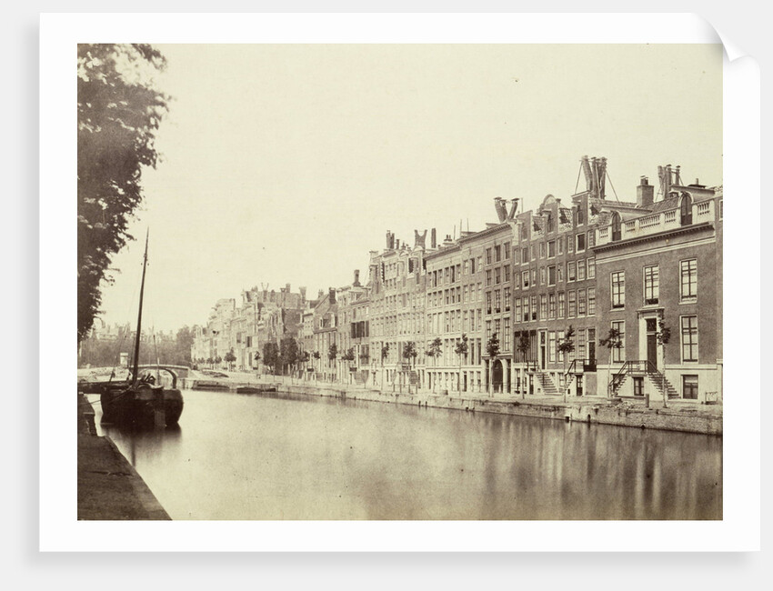 View the Keizersgracht in Amsterdam by Benjamin Brecknell Turner