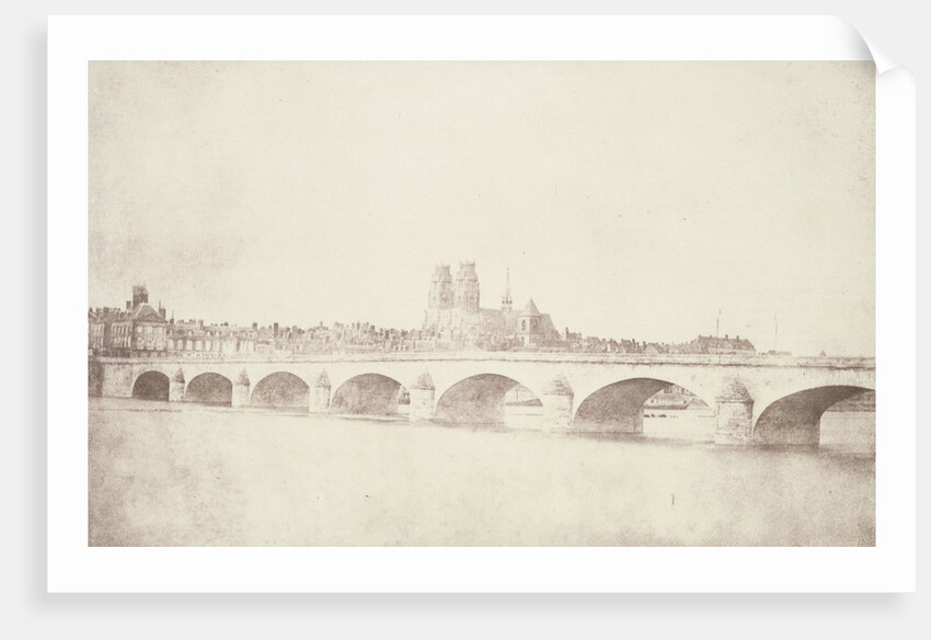 The bridge at Orléans France by William Henry Fox Talbot