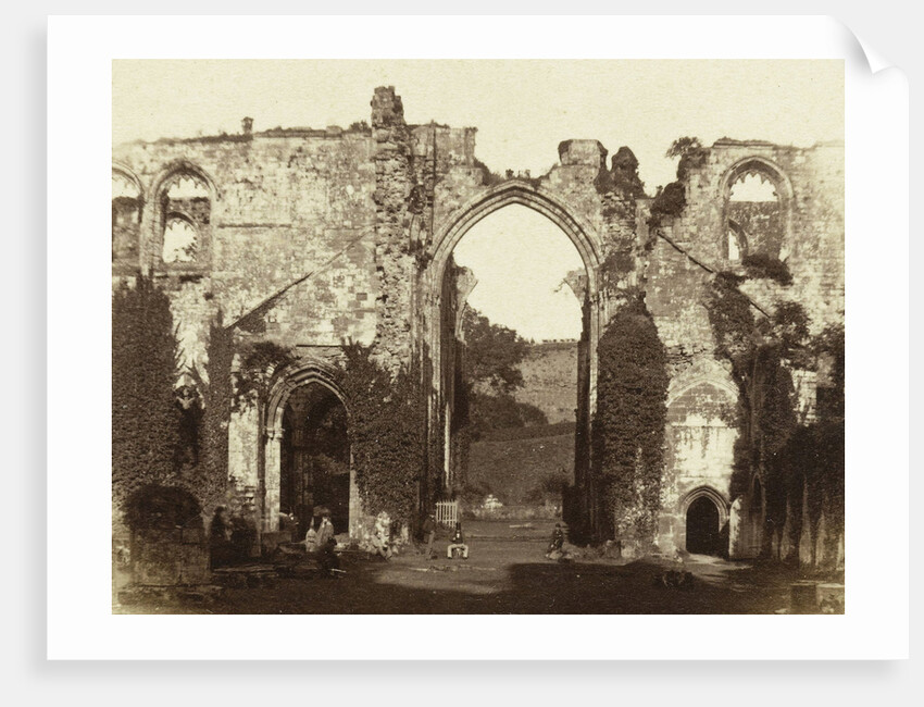 The ruins of Furness Abbey UK by Roger Fenton
