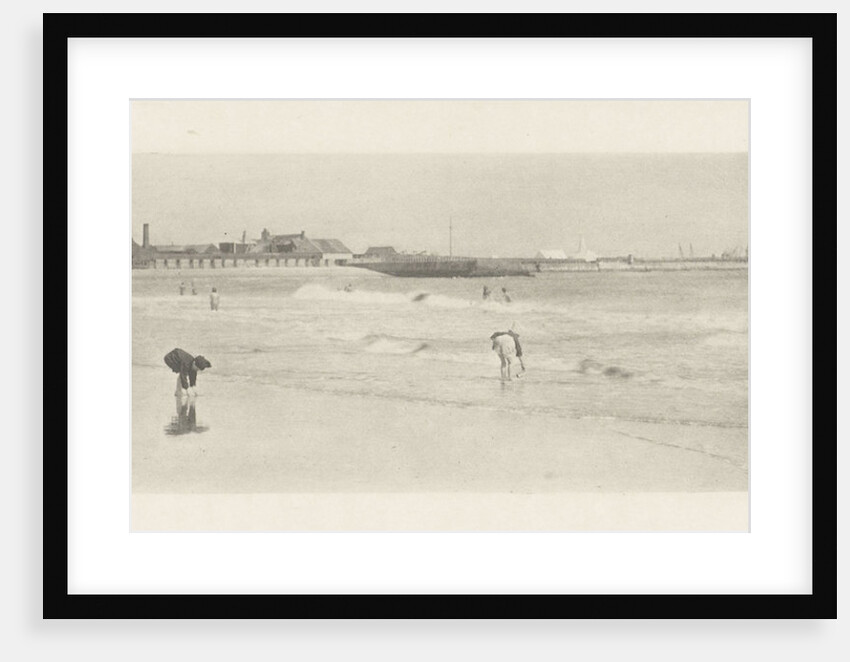 Children on the beach at Gorleston by Peter Henry Emerson