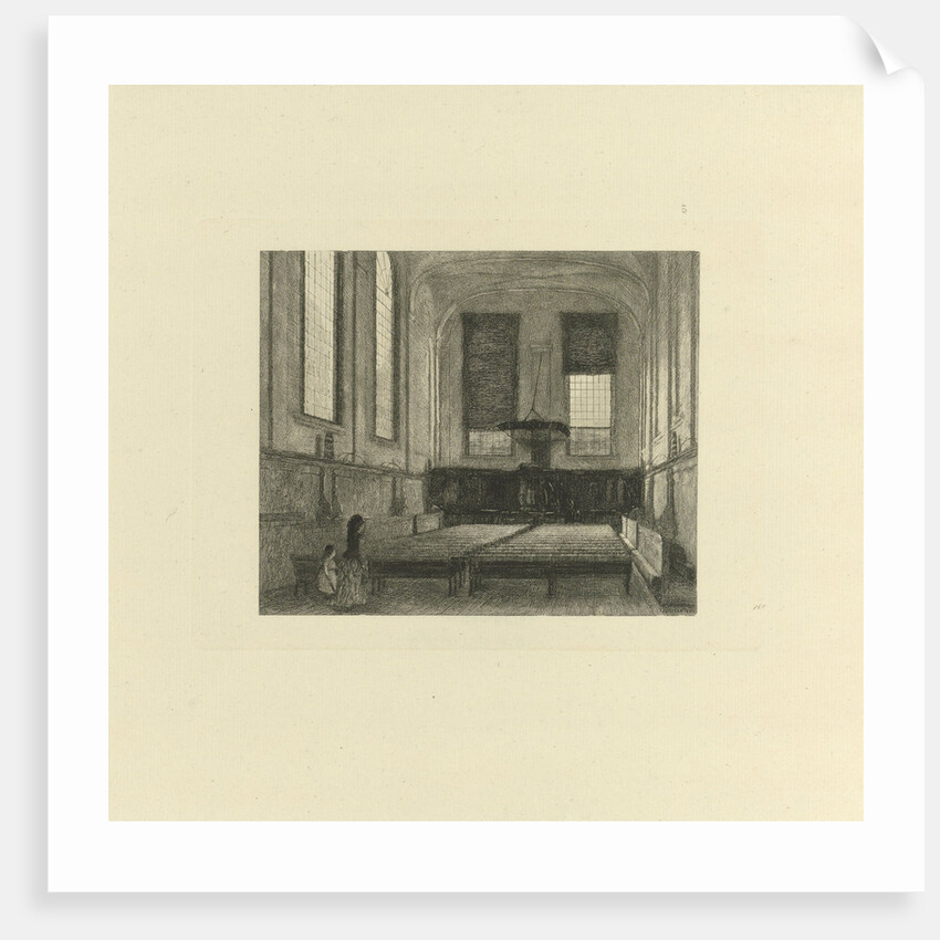 Interior of the Baptist Church in Utrecht by Jacob Taanman
