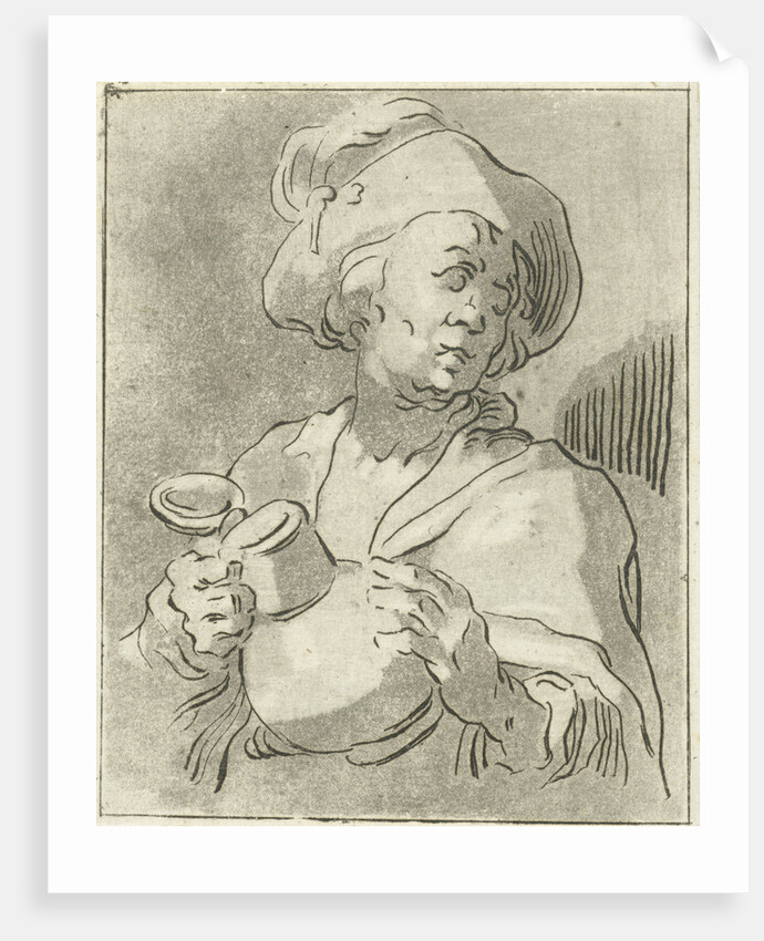 Man with pitcher, Anthonie van den Bos by Abraham Bloemaert