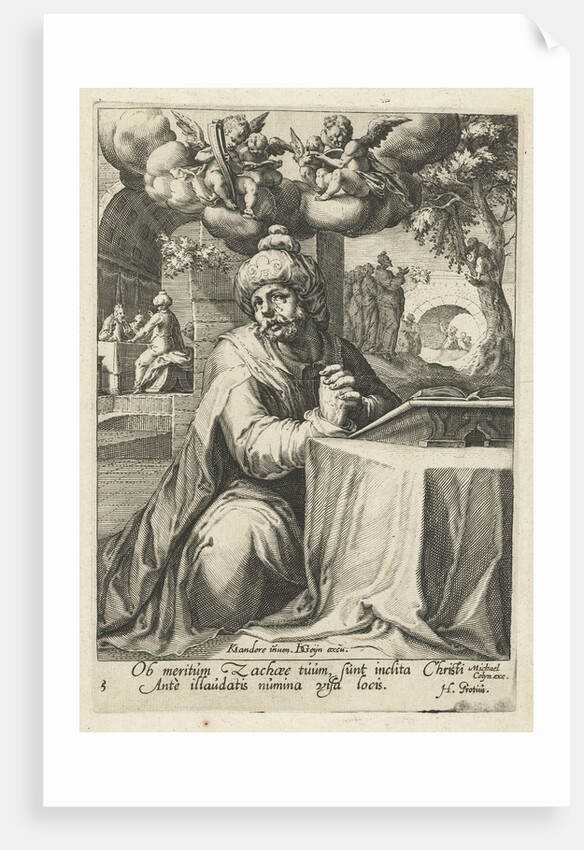 Zacchaeus as repentant sinner by Michael Colyn