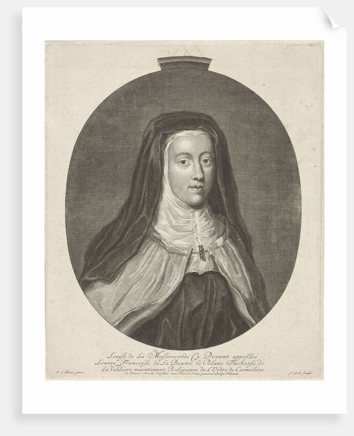 Portrait of Louise de la Misericorde, alias Francoise de La Baume Le Blanc de la Valliere by Dutch Republic