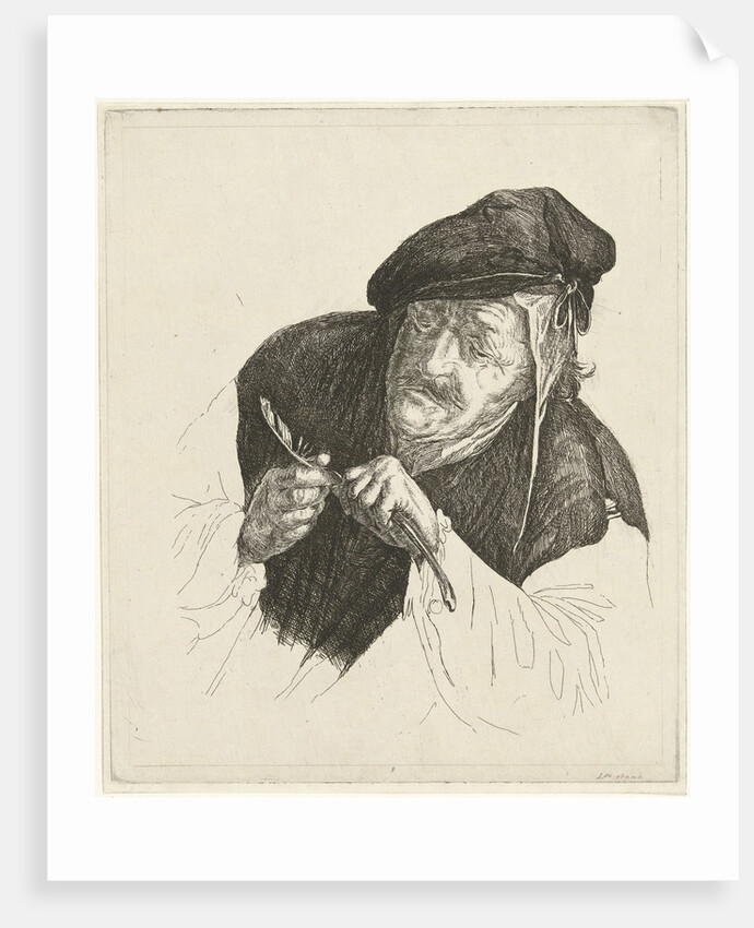 Man entertains his pen by Jabes Heenck