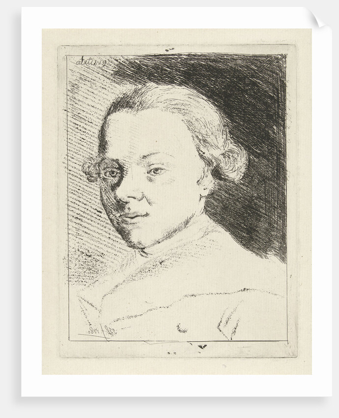 Self-portrait of Jabez Heenck by Jabes Heenck