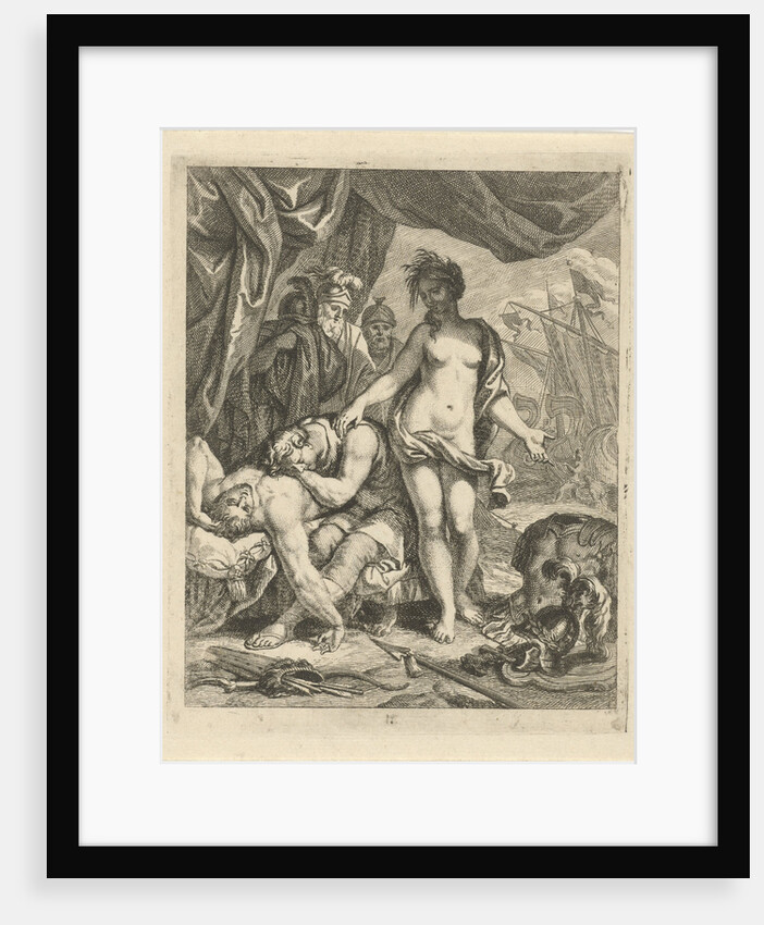 Achilles mourns the death of Patroclus, J. Alexander Janssens by Victor Honoré Janssens