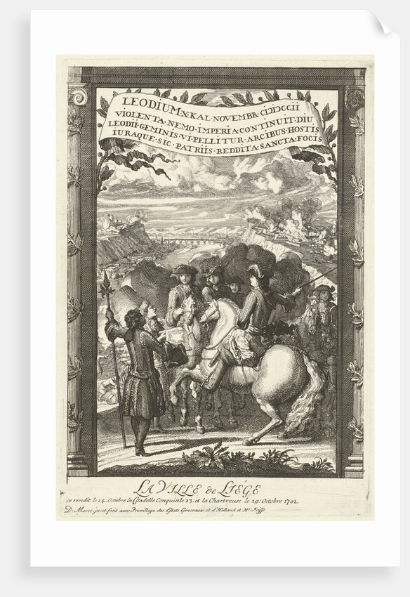 Siege of Liege, 1702 Belgium by Daniël Marot I