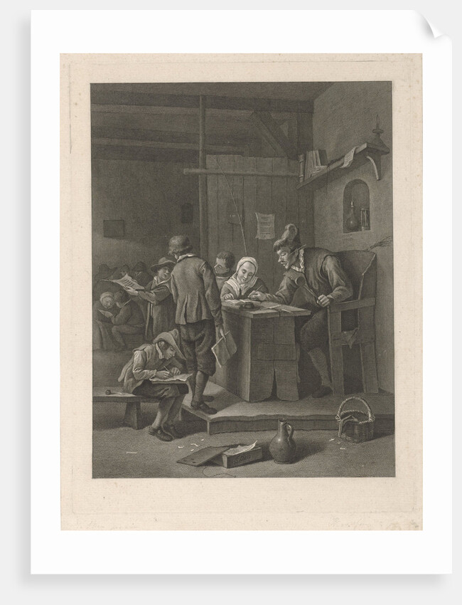 Class Room with a teacher and children by Noach van der Meer II