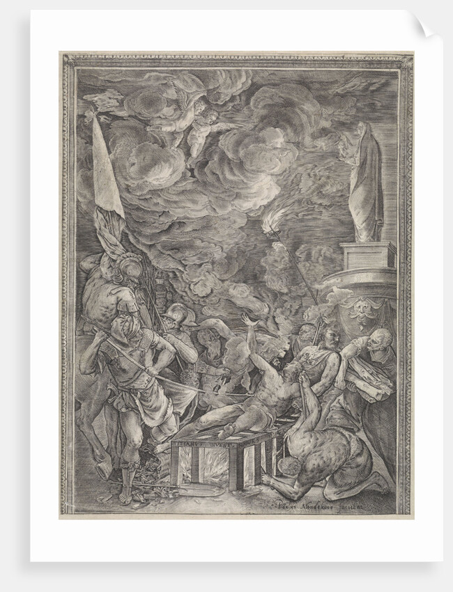 Martyrdom of St. Lawrence by Paulus Mondekens