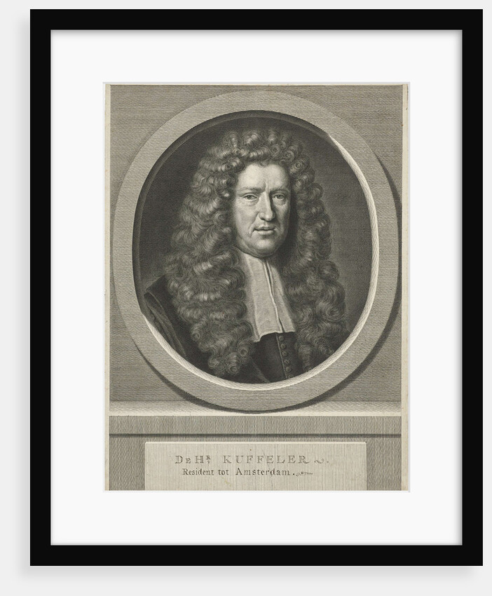 Portrait of John Abraham Kuffeler by David van der Plas