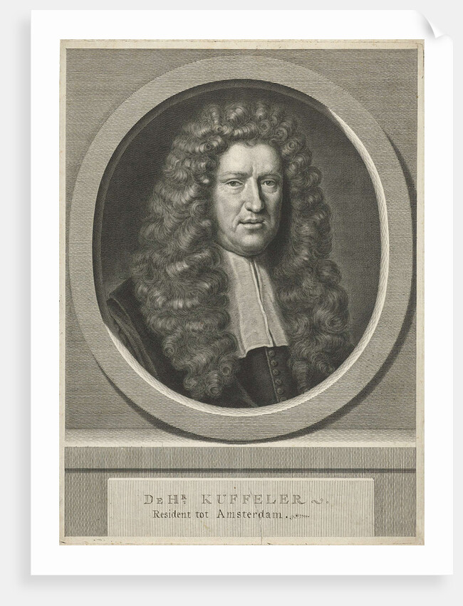 Portrait of John Abraham Kuffeler by David van der Plas
