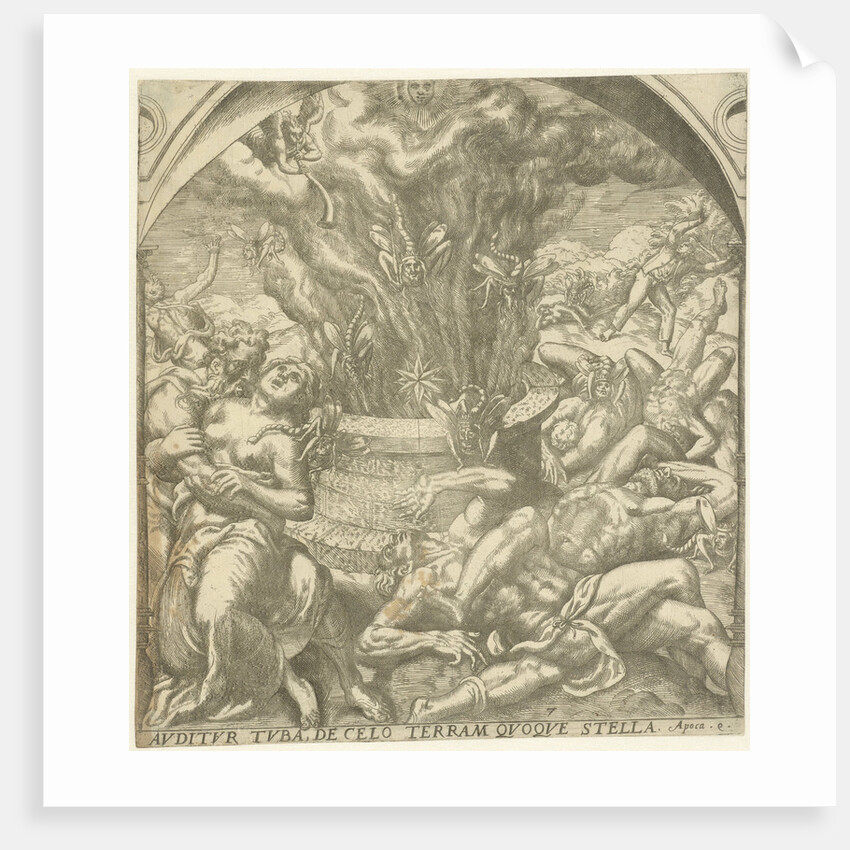 Locusts Plague after the fifth trumpet by Gerard P. Groenning