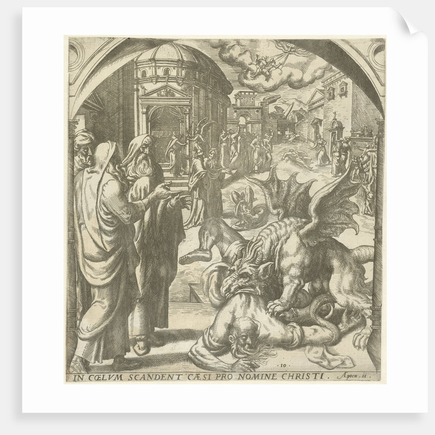 Two witnesses of God are devoured by a beast by Gerard P. Groenning