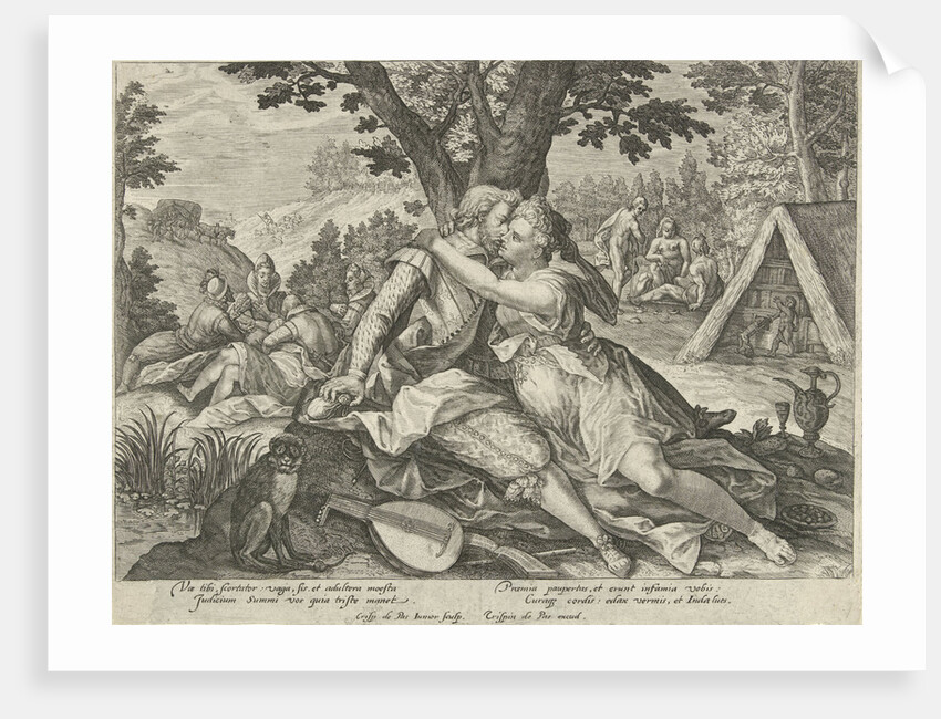 Warning against adultery by Crispijn van de Passe I