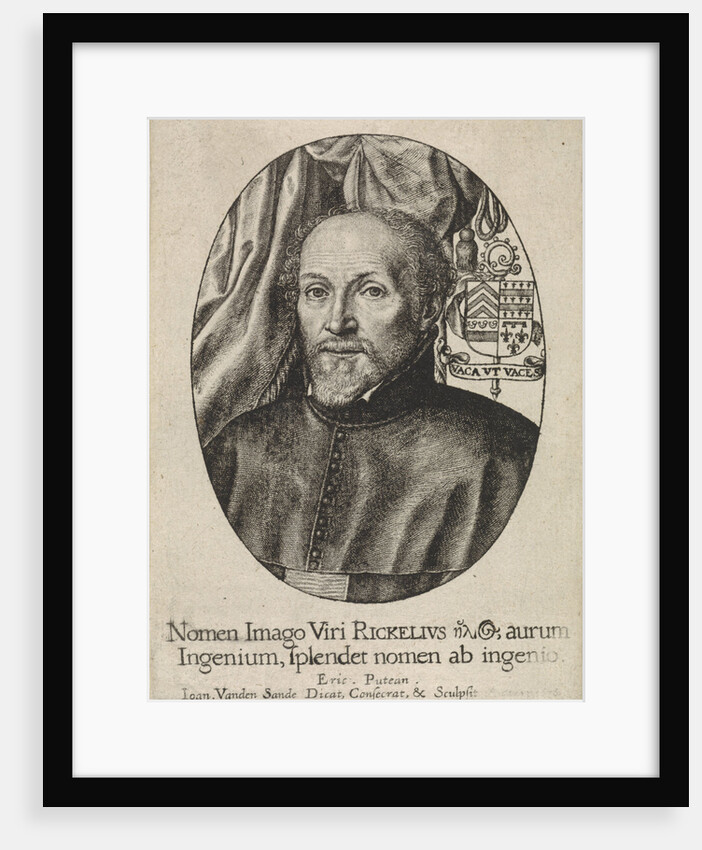 Portrait of the theologian Dionysius Ryckel by Erycius Puteanus
