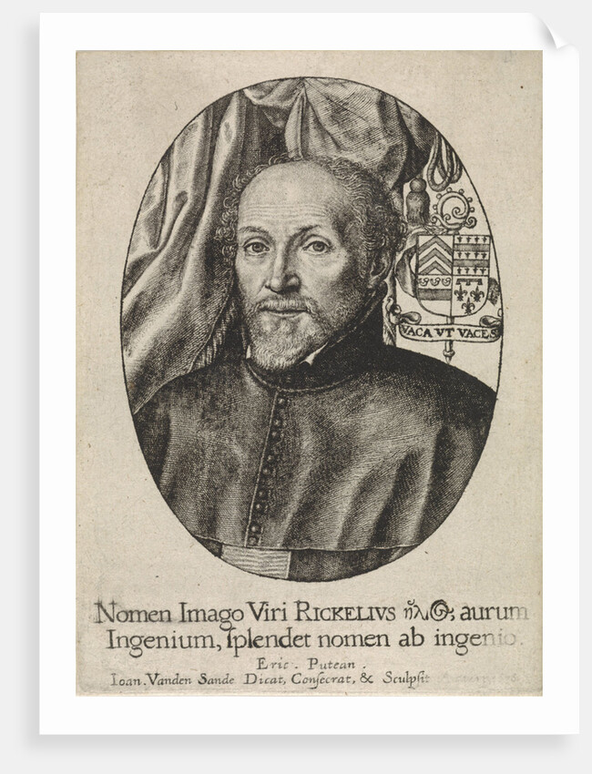 Portrait of the theologian Dionysius Ryckel by Erycius Puteanus