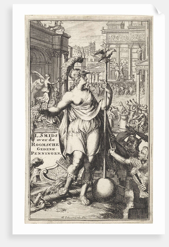 Personification of the city of Rome by Adriaen Schoonebeek