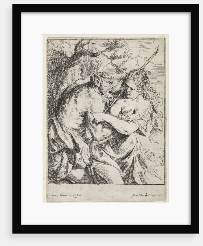 Sater and shepherdess by Jan Thomas