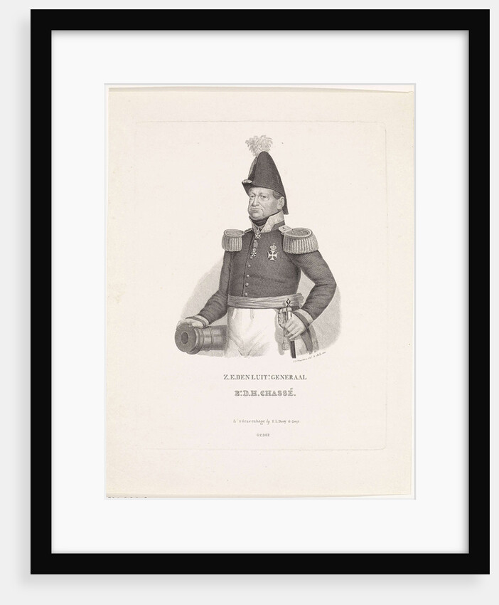 Portrait of General David Baron Hendrik Chassé by F.L. Dony & Comp.
