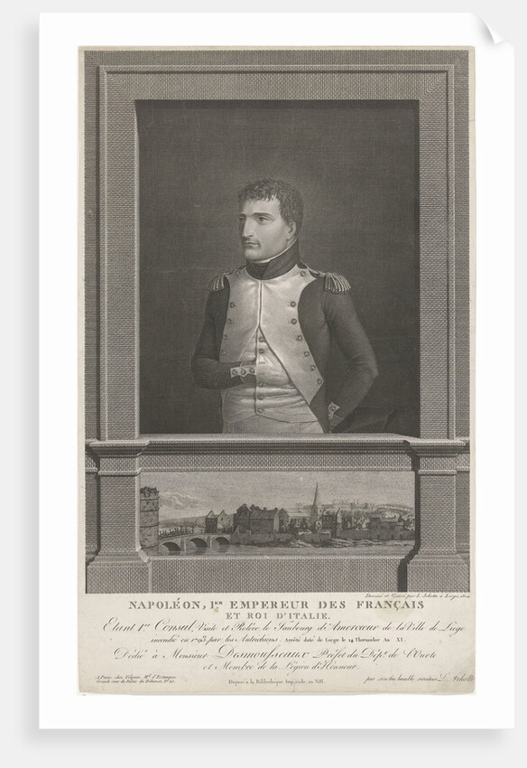 Portrait of Napoleon Bonaparte, Léonard Jéhotte by Vilquin